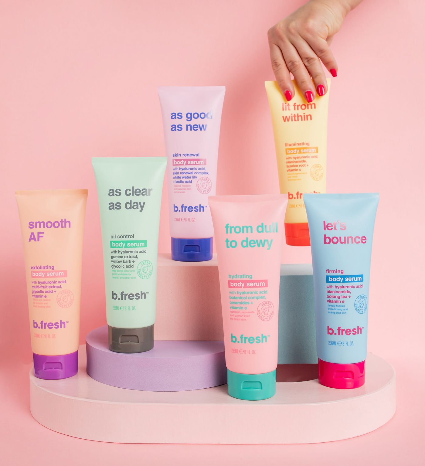 BFRESH SHOWER GEL 473ml + BODY SERUM SETS 236ml 15€ – Beautygram