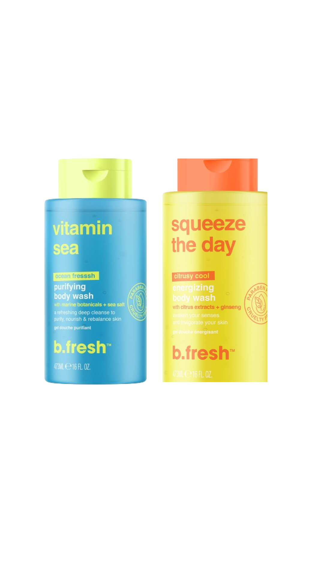 BFRESH SHOWER GEL 473ml + BODY SERUM SETS 236ml 15€ – Beautygram