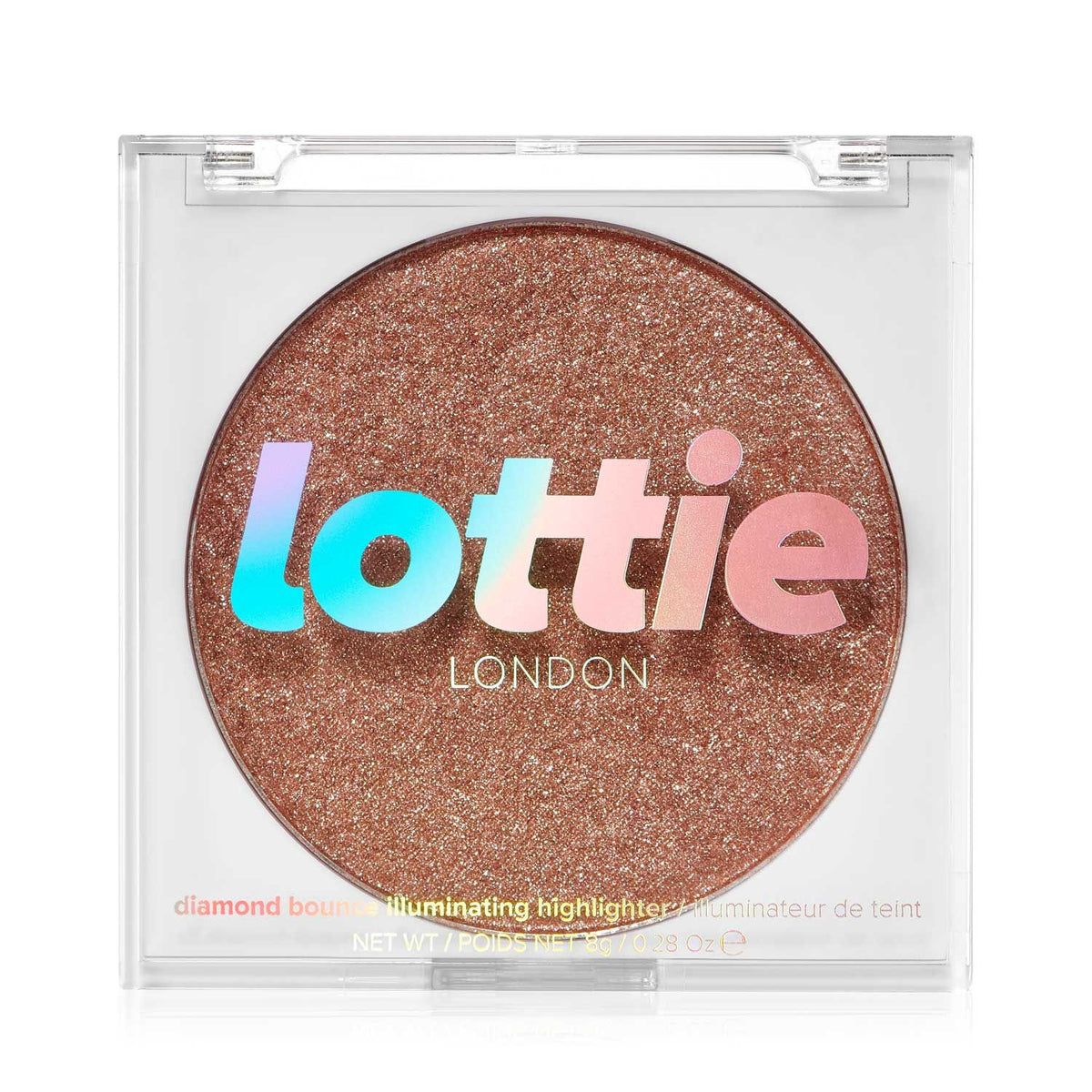 Lottie Diamond bounce highlighter- rose gold