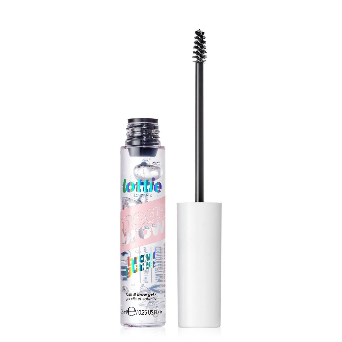 Lottie Mega Brow Glaze, Lash & Brow Gel, Clear 7.5ml