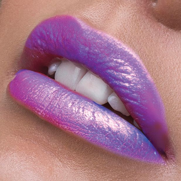 Lottie Holo Duochrome Lip Gloss for high-coverage, multi-dimensional pigments- goals
