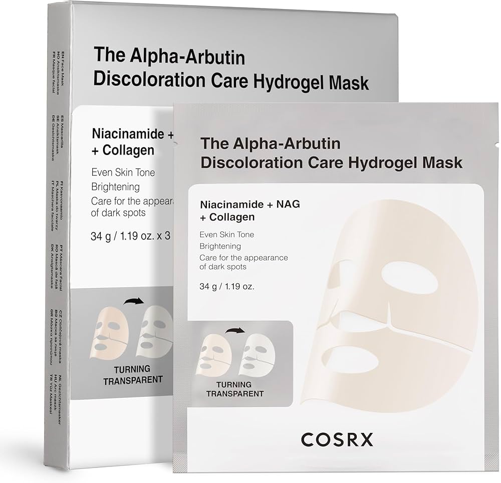 COSRX - Arbutin Discoloration Hydrogel Masks 3PCS