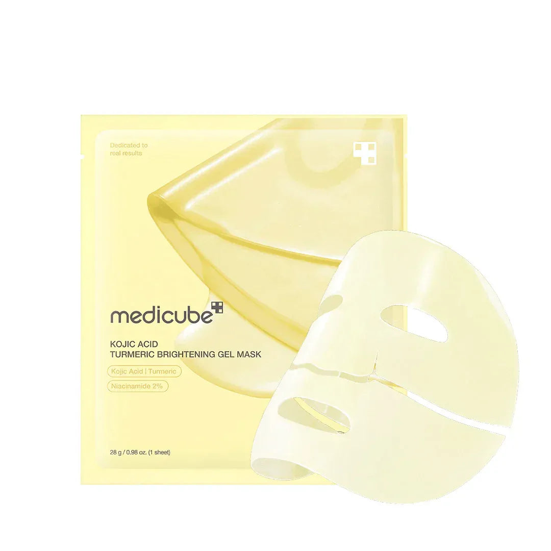 Medicube KOJIC ACID TURMERIC BRIGHTENING GEL MASK 28g*4ea