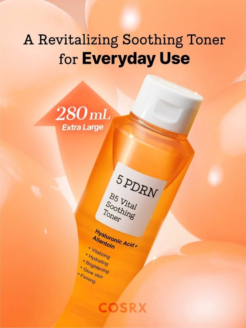 COSRX 5 PDRN B5 Vital Soothing Toner 280mL