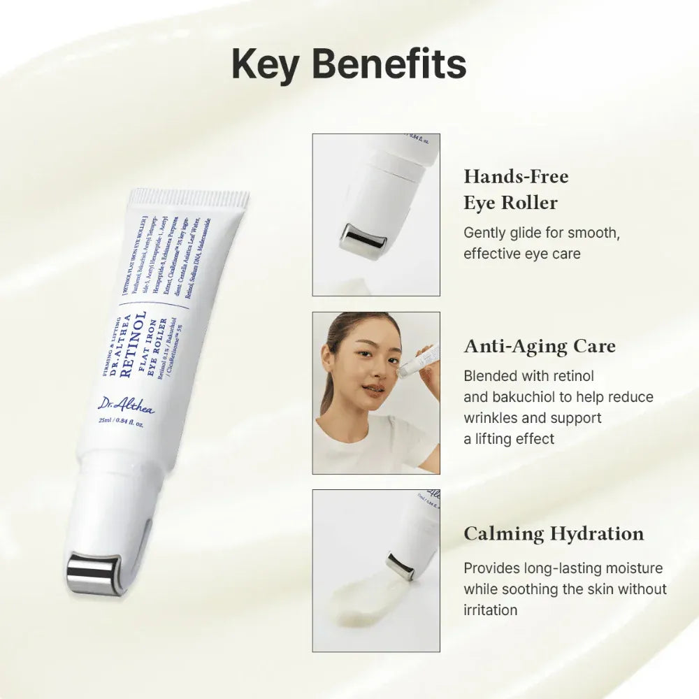 Dr. Althea - Retinol Flat Iron Eye Roller - 25ml