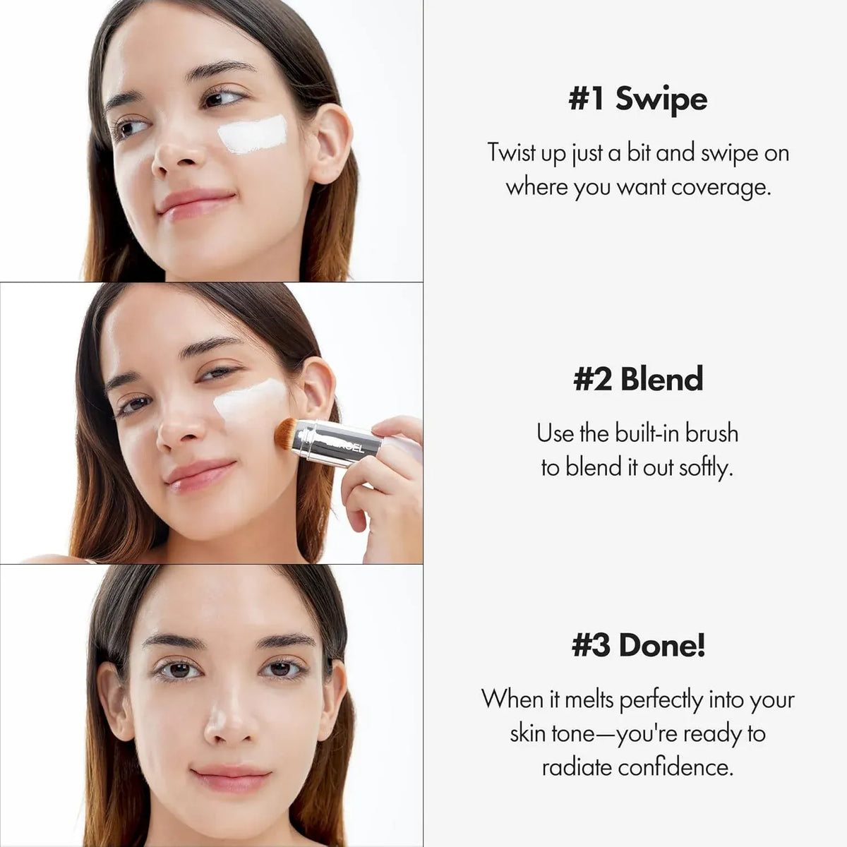 ELROEL - Cover Cream Stick - Foundation in Stick - Medium - 13g