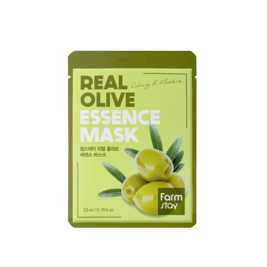 Farmstay Real Olive Essence Mask Κορεάτικη Μάσκα Προσώπου