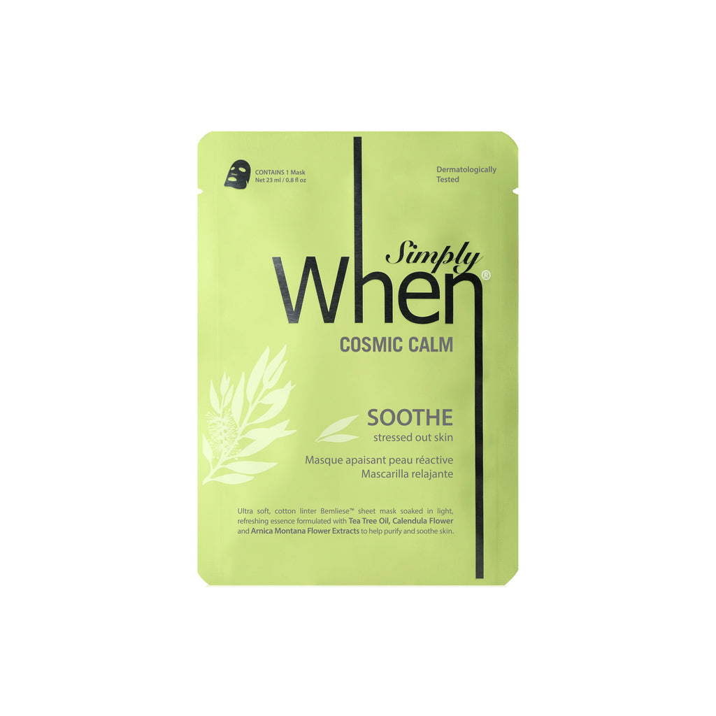 When beauty cosmic calm Ultra-Soft Cotton Linter Bemliese Sheet Mask