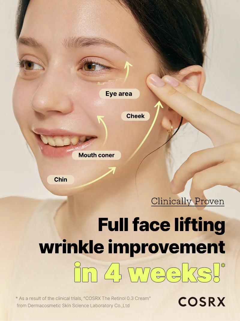 COSRX The Retinol 0.3 Cream Κρέμα Προσώπου με Ρετινόλη 0.3% για Αντιγήρανση 20ml