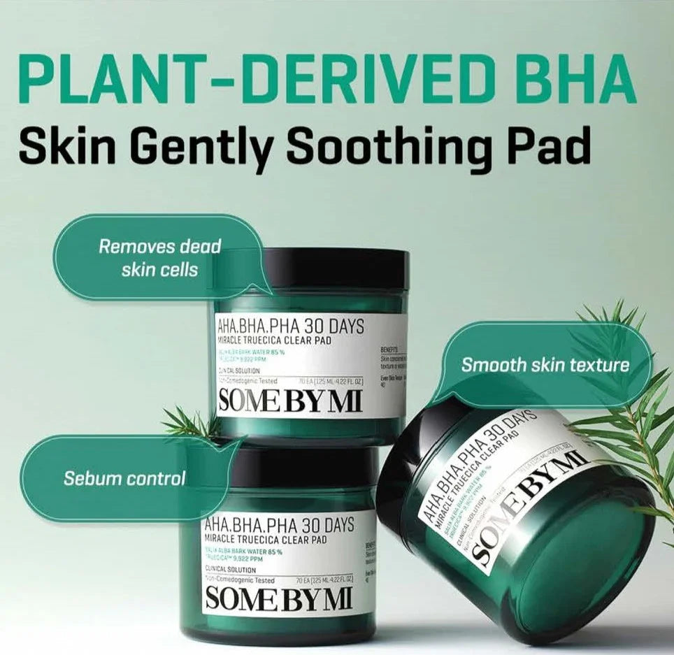 SOMEBYMI AHA-BHA-PHA 30 days Miracle Truecica Clear Pads Δίσκοι Τόνωσης 70pcs