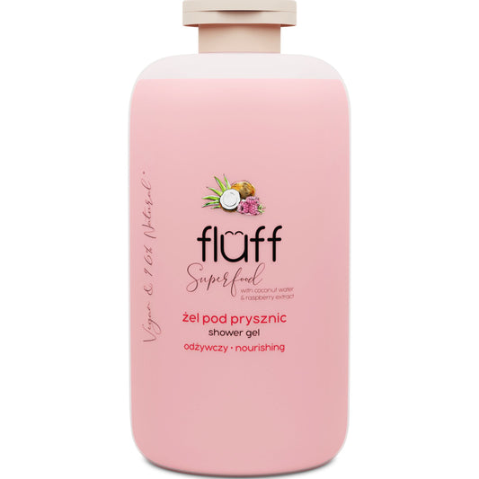 Fluff Coconut & Raspberry Nourishing Shower Gel 500ml