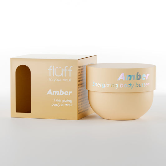 Fluff Body butter – Enegrizing body balm with amber 150ml