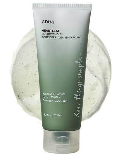 ANUA - Heartleaf Quercetinol Pore Deep Cleansing Foam 150ml