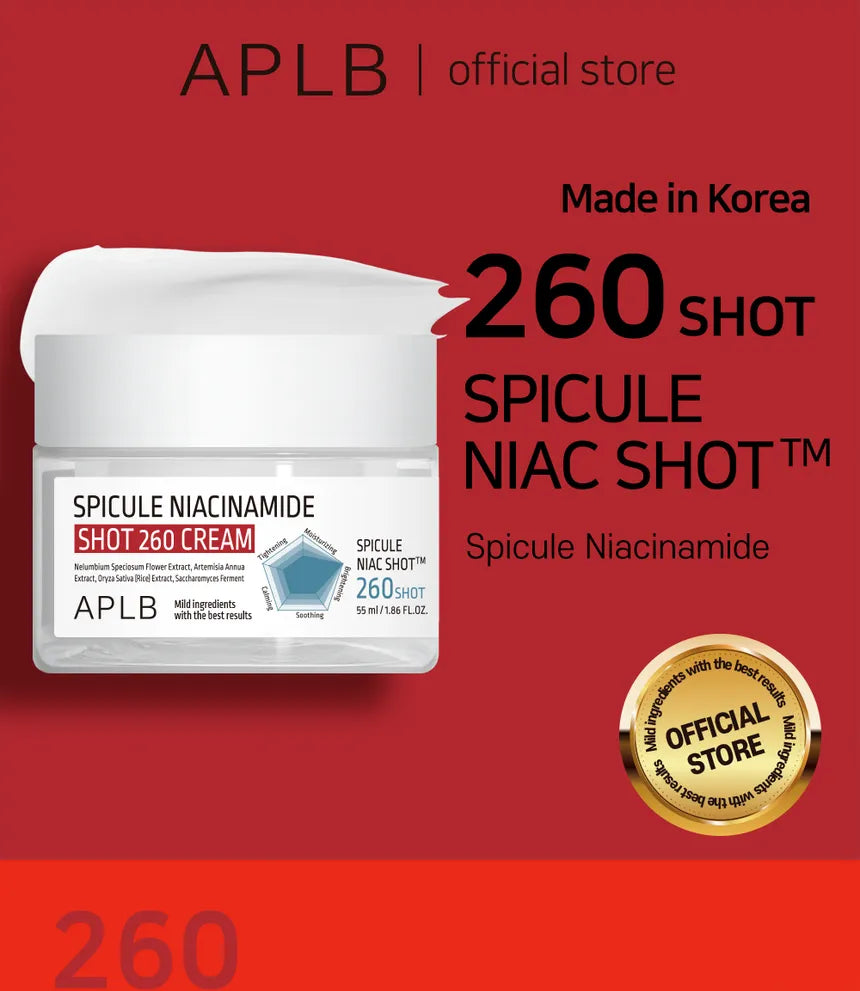 APLB Spicule Niacinamide Shot 260 Cream Κρέμα Προσώπου 55ml