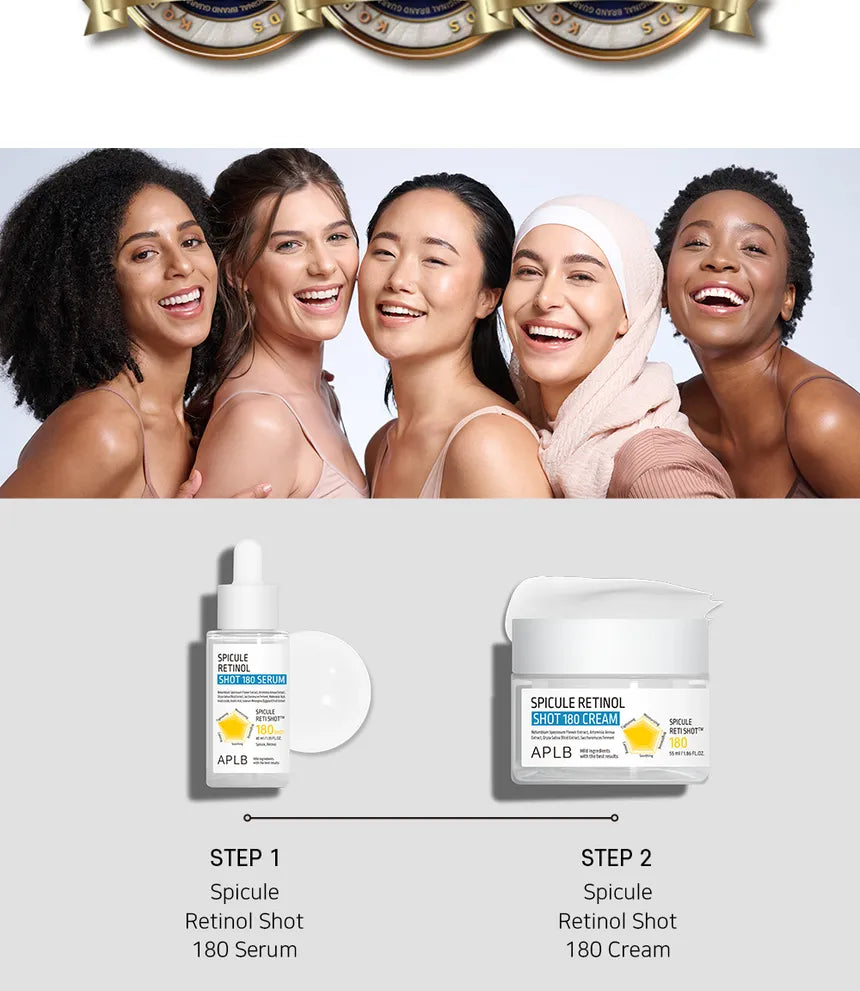 APLB Spicule Retinol Shot 180 Cream Κρέμα Προσώπου 55ml